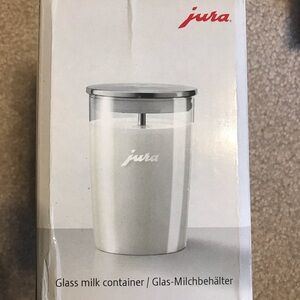 Jura Glass Milk Container